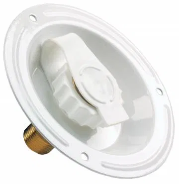 62125 – JR PRODUCTS Fresh Water Inlet, Used For RV Fresh Water System 1/2 Inch Male NPT Connection For 3-1/2 Inch Cut...
